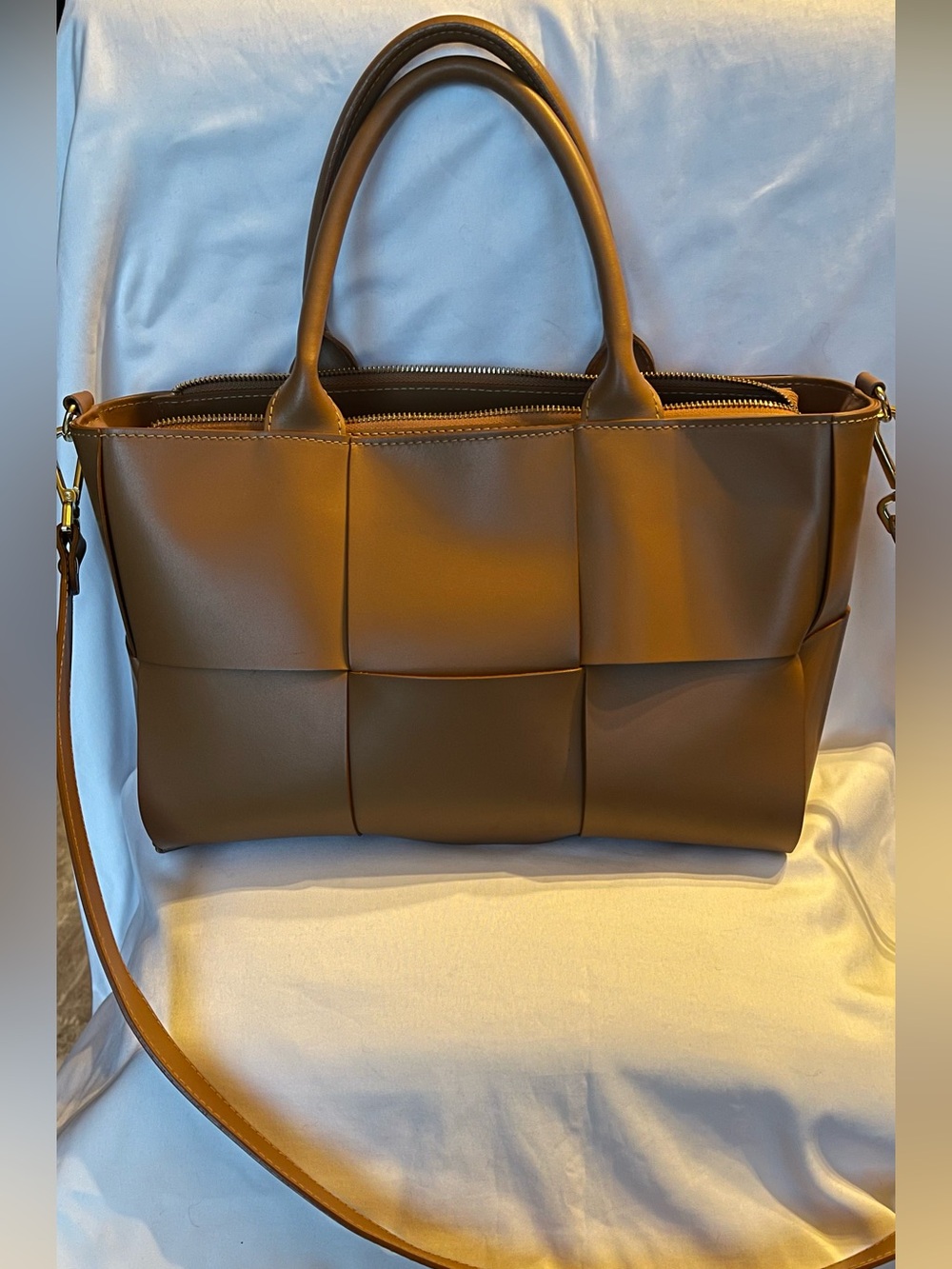 Valentina Fiore Woven Tote